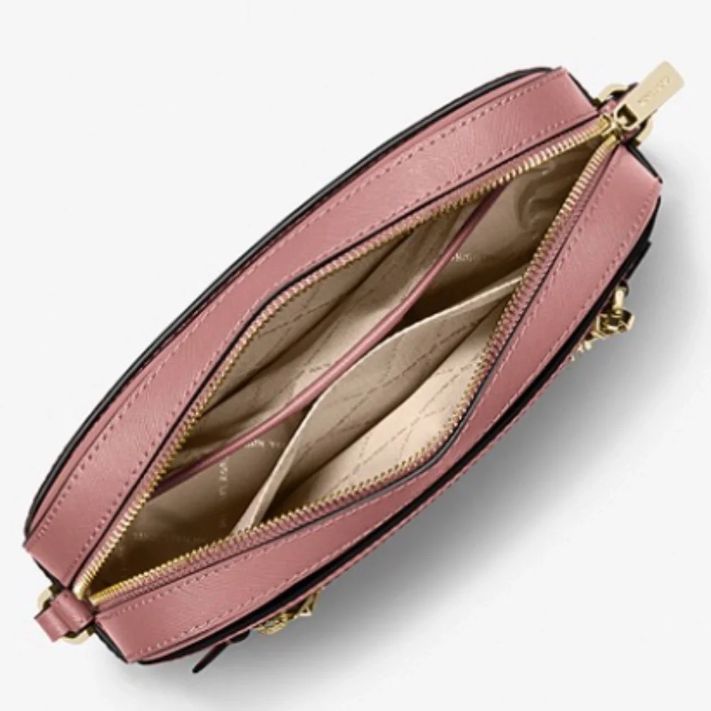 **SOLD**MICHAEL KORS Jet Set Large Saffiano Leather Crossbody Bag in Rose ✨ - Picture 12 of 14